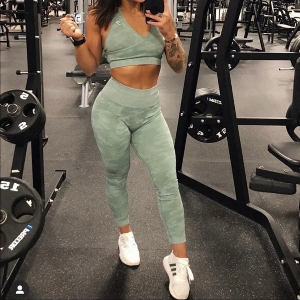 Gymshark Camo Seamless Set